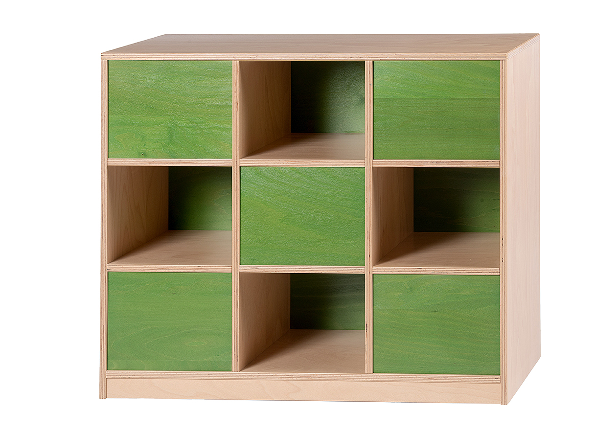 Fächerschrank zweiseitig